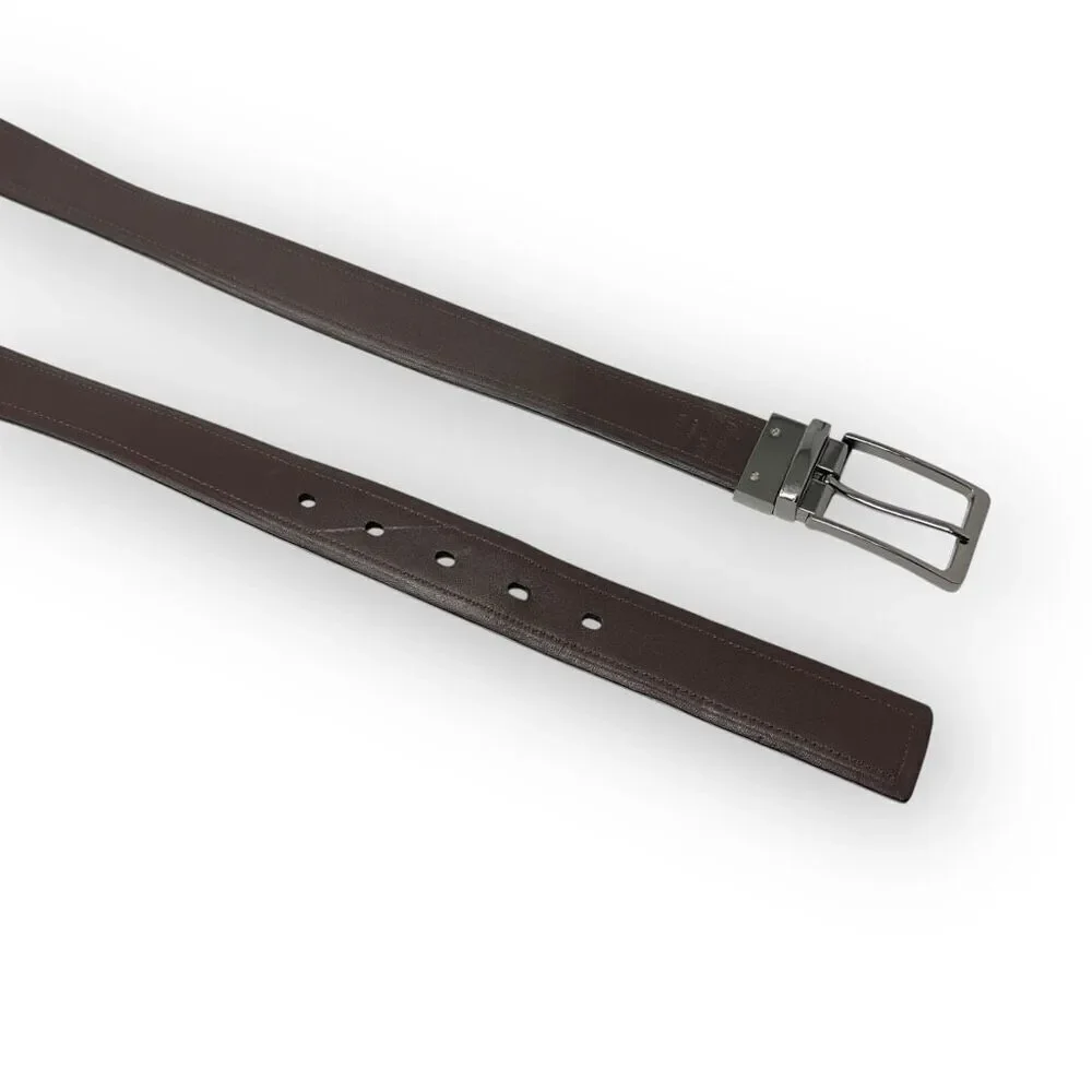 Big & Tall Black Brown Reversible Stylish Dress Belt Stylish Men’s Size 56